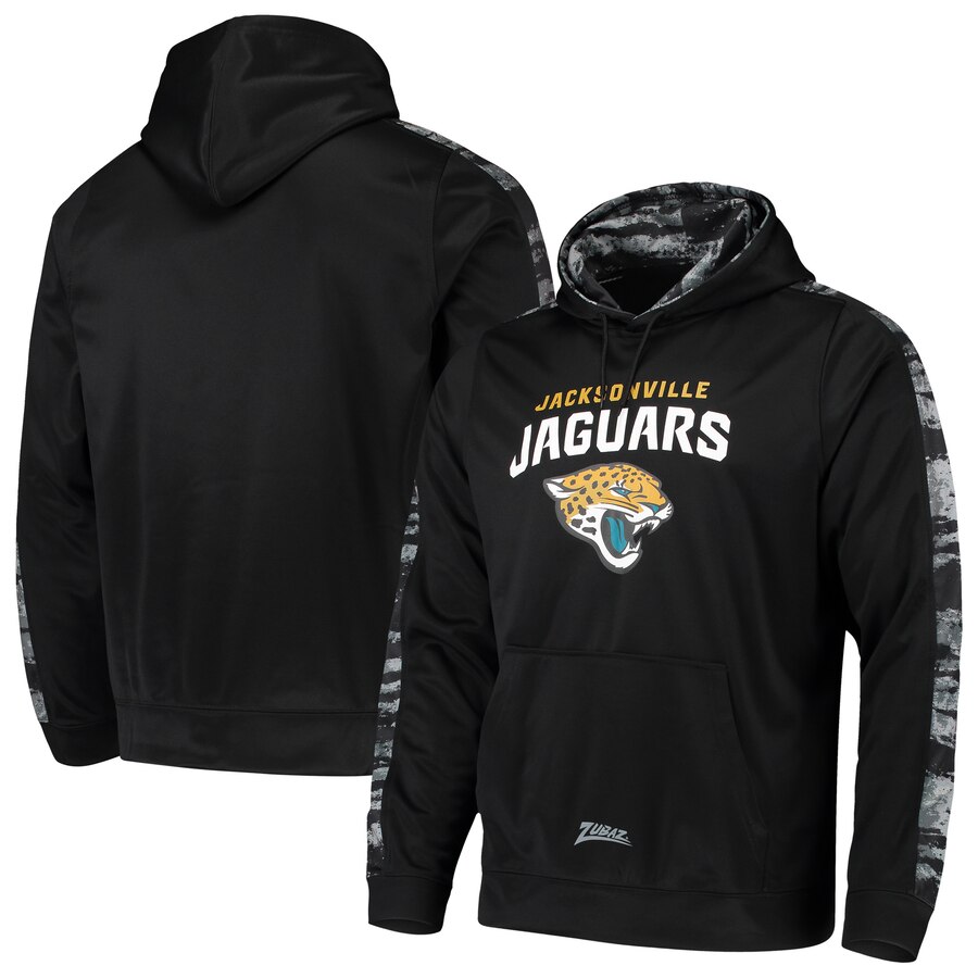 Men's Jacksonville Jaguars Zubaz Black Tonal Oxide Pullover Hoodie Men's Jacksonville Jaguars Zubaz Black Tonal Oxide Pullover Hoodie